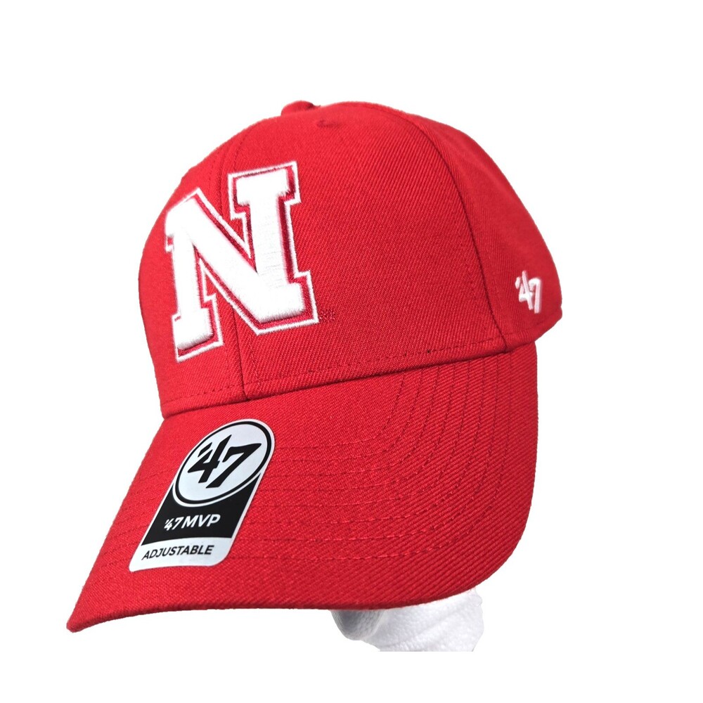 Nebraska Cornhuskers 47 Brand Adjustable Hat Cap One Size Red New